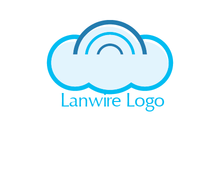 signals on cloud computing logo