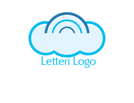 signals on cloud computing logo