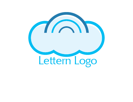 signals on cloud computing logo