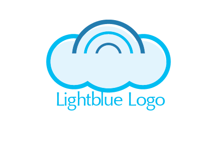 signals on cloud computing logo