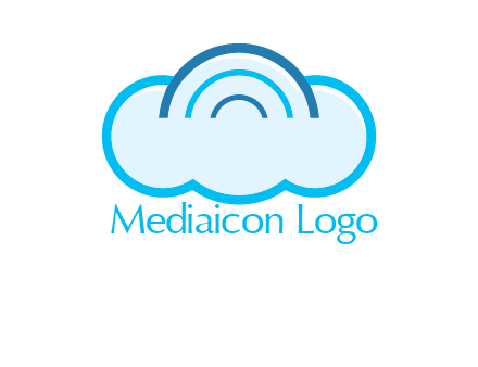 signals on cloud computing logo