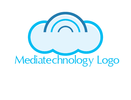 signals on cloud computing logo