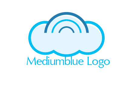 signals on cloud computing logo