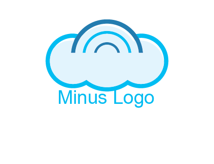 signals on cloud computing logo