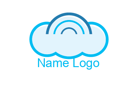 signals on cloud computing logo