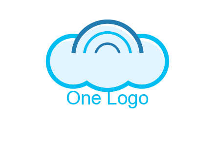 signals on cloud computing logo