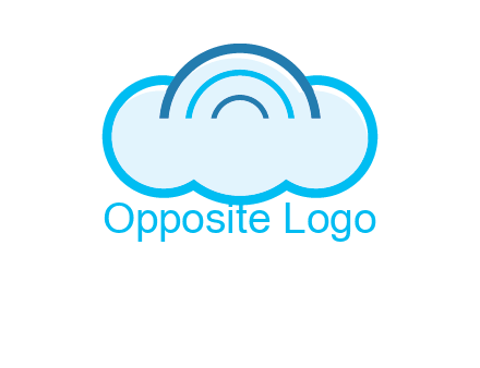signals on cloud computing logo