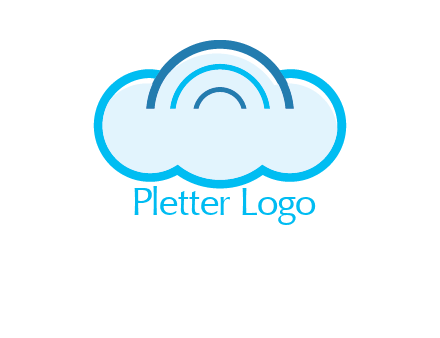signals on cloud computing logo