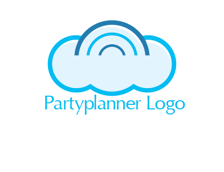 signals on cloud computing logo