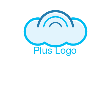signals on cloud computing logo