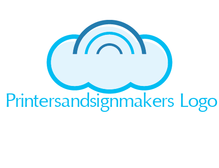 signals on cloud computing logo