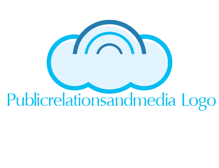 signals on cloud computing logo