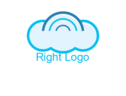signals on cloud computing logo