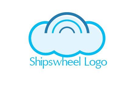 signals on cloud computing logo