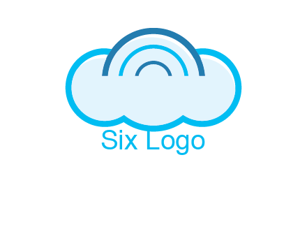 signals on cloud computing logo
