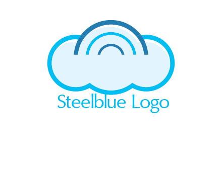 signals on cloud computing logo
