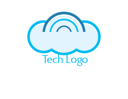 signals on cloud computing logo
