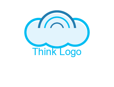 signals on cloud computing logo