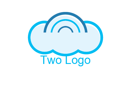 signals on cloud computing logo