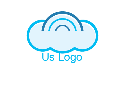 signals on cloud computing logo