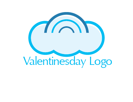 signals on cloud computing logo