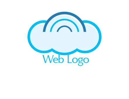 signals on cloud computing logo