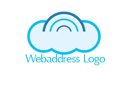 signals on cloud computing logo