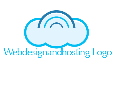 signals on cloud computing logo