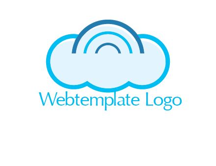 signals on cloud computing logo