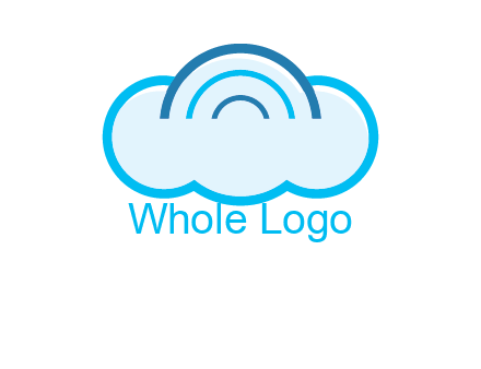 signals on cloud computing logo