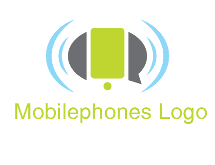 vibrating mobile and speech bubble icon