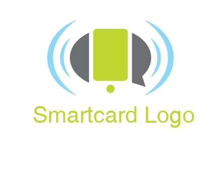 vibrating mobile and speech bubble icon