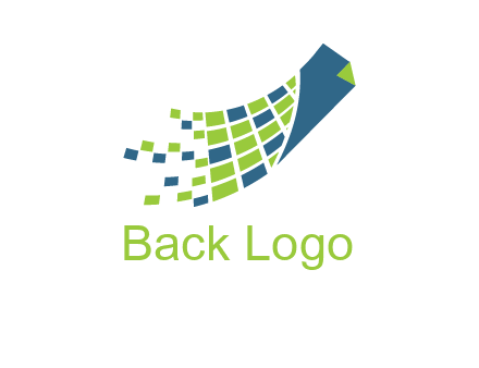 isolated pixels paper logo