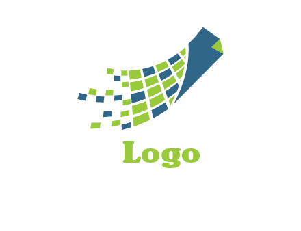 isolated pixels paper logo