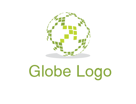 isolated pixels earth media logo