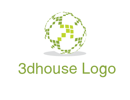 isolated pixels earth media logo
