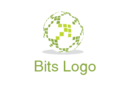 isolated pixels earth media logo