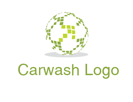 isolated pixels earth media logo