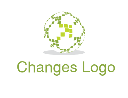 isolated pixels earth media logo