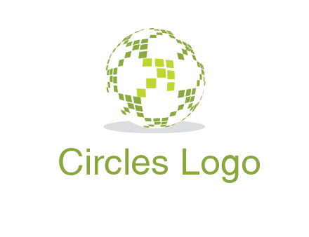 isolated pixels earth media logo