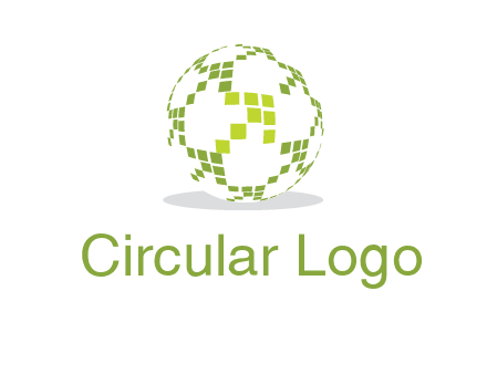 isolated pixels earth media logo