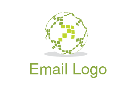 isolated pixels earth media logo
