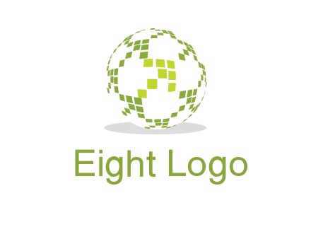 isolated pixels earth media logo