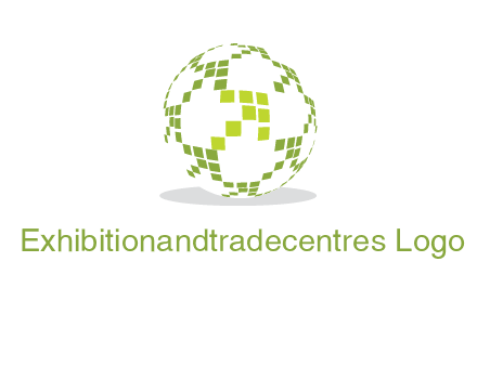 isolated pixels earth media logo