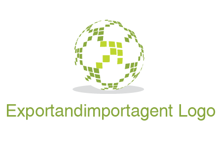 isolated pixels earth media logo