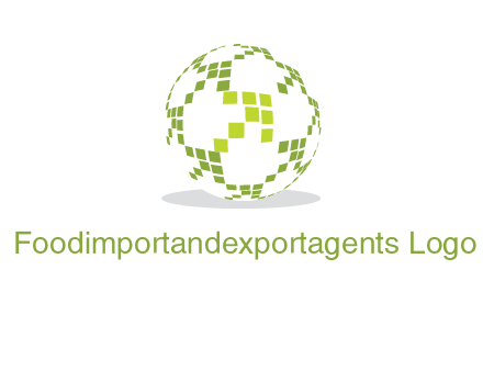 isolated pixels earth media logo