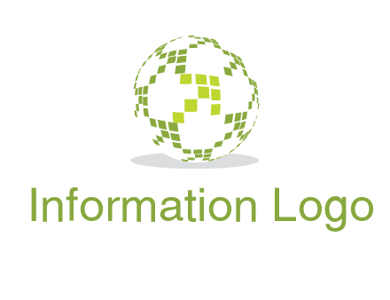 isolated pixels earth media logo