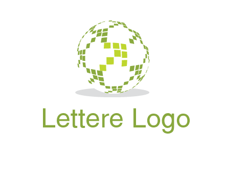 isolated pixels earth media logo