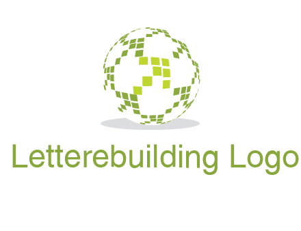isolated pixels earth media logo