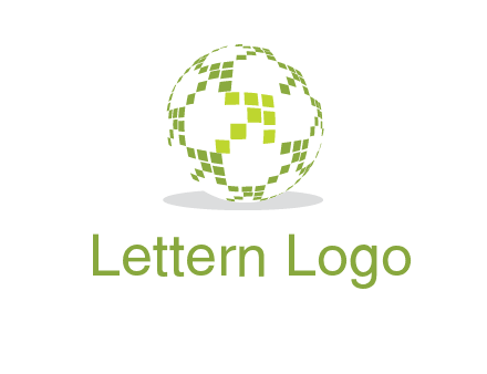 isolated pixels earth media logo